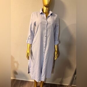 Calypso St. Barth Sky Blue Shirt Dress